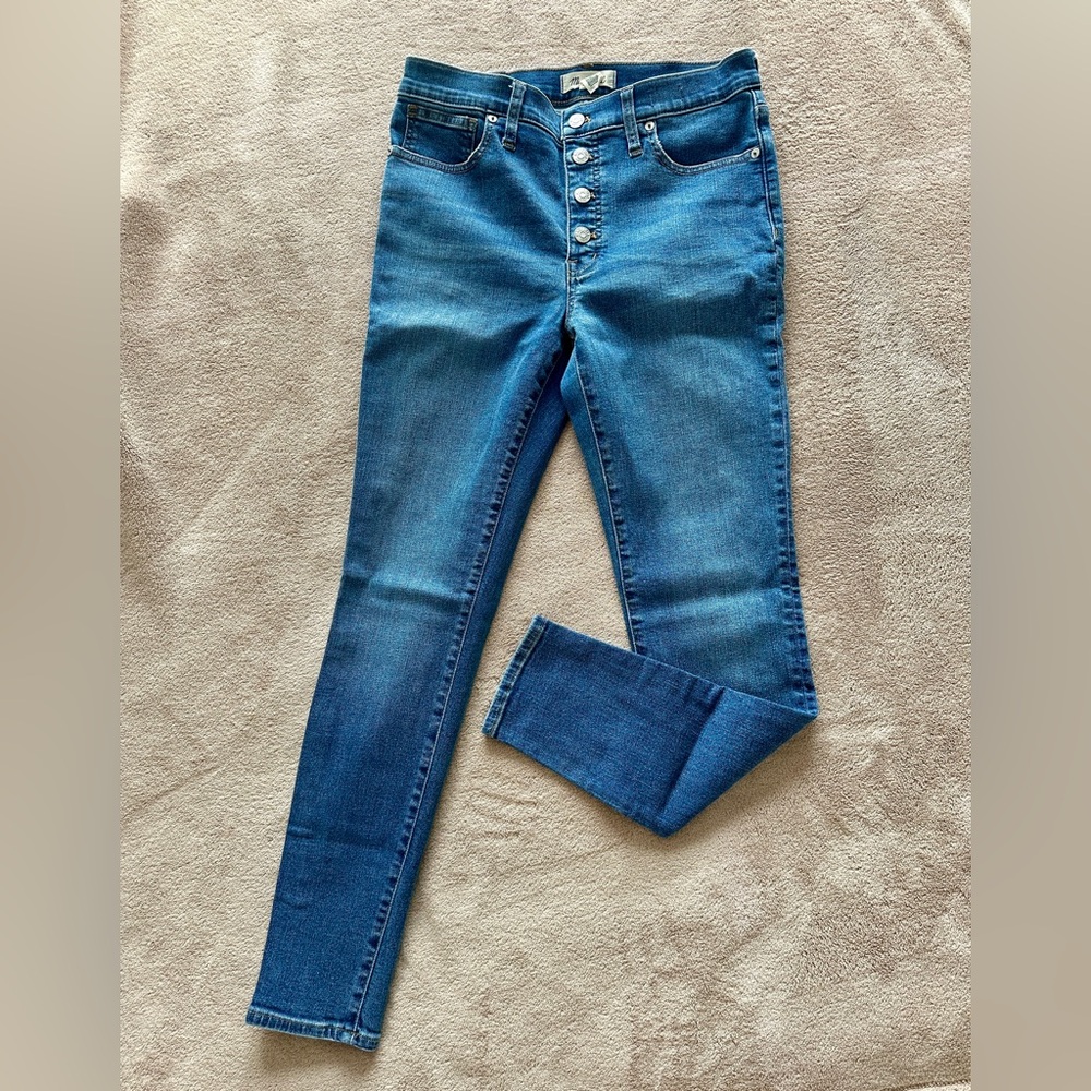 Madewell Blue Denim Women's Skinny Jeans 9” rise